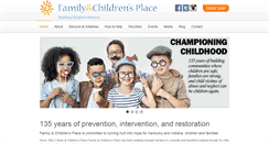 Desktop Screenshot of familyandchildrensplace.org